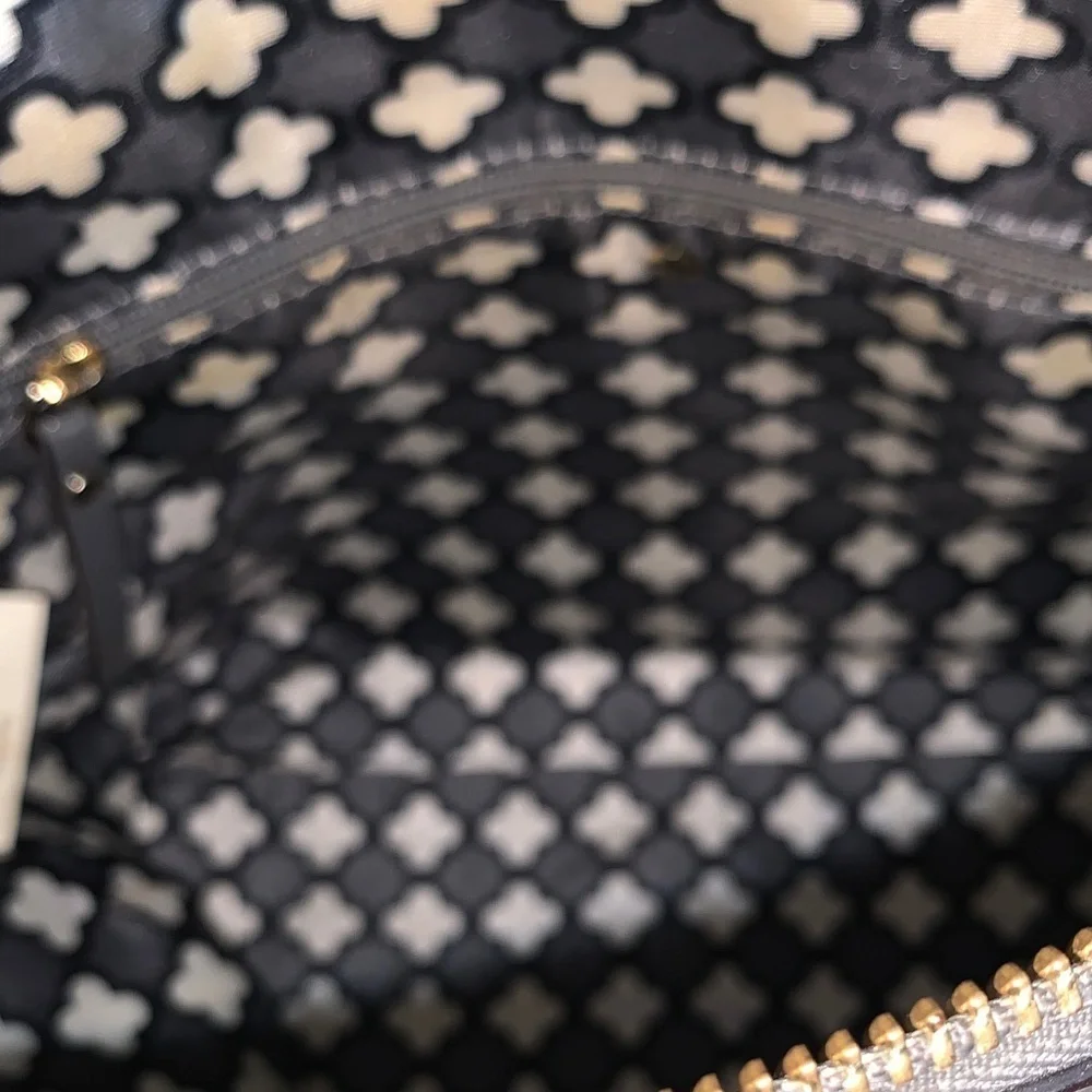 Kate Spade Shiny Smokey Grey Satchel​​​